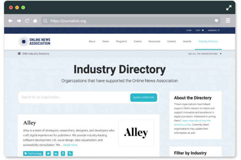 Giving nonprofit sponsors a seat at the table with an industry directory