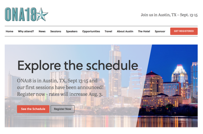 Designing a Texas feel for ONA18 in Austin while revamping our design process